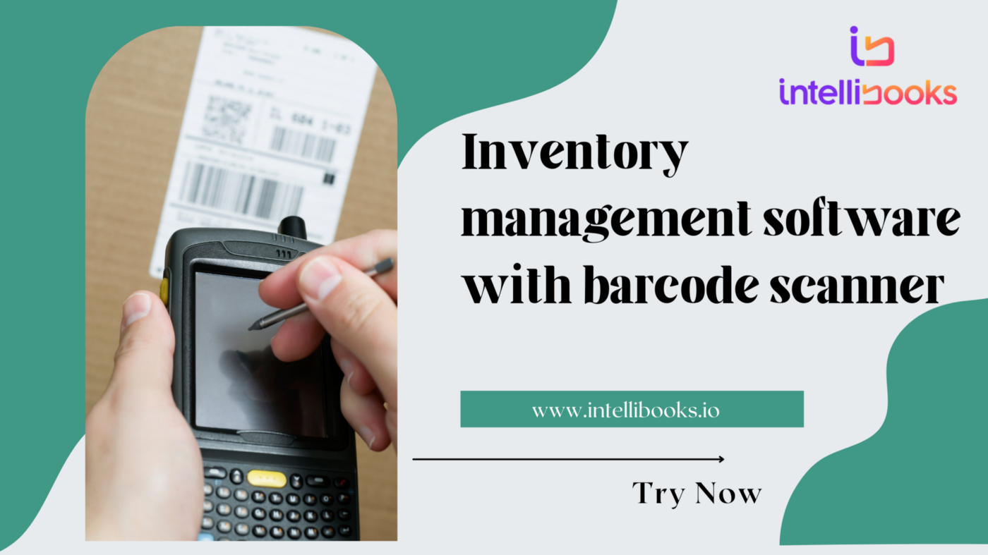 Inventory management software with barcode scanner