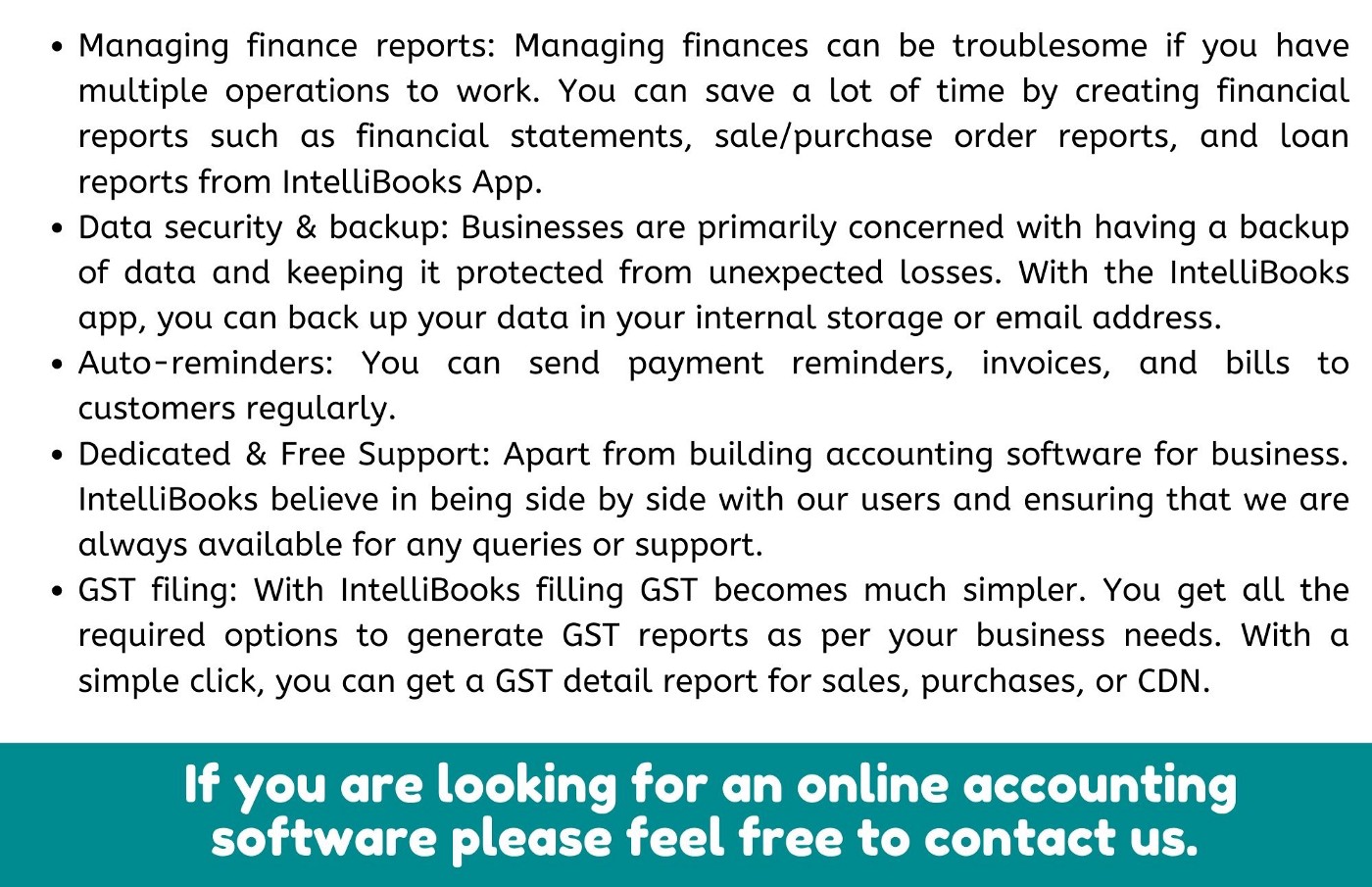 Manage Businesses with IntelliBooks Complete Accounting Solution